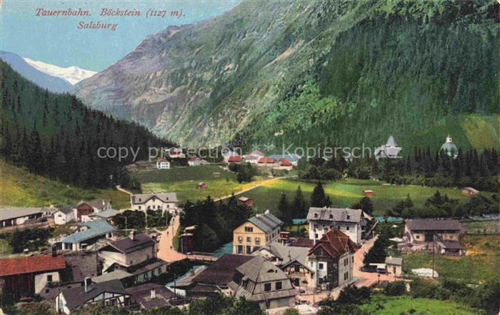 Tauernbahn Bad Gastein Pinzgau-Pongau AT mit Boeckstein