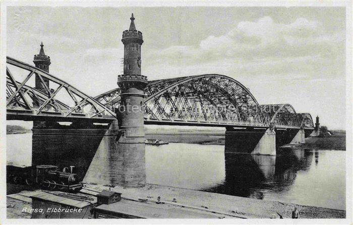Riesa Sachsen Elbbruecke