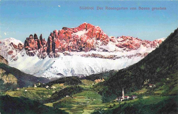Bozen  BOLZANO Suedtirol IT Der Rosengarten