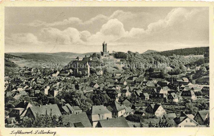 Dillenburg Hessen Panorama mit Schloss