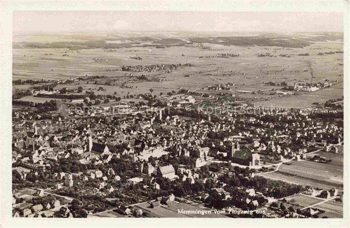 Memmingen Bayern Fliegeraufnahme