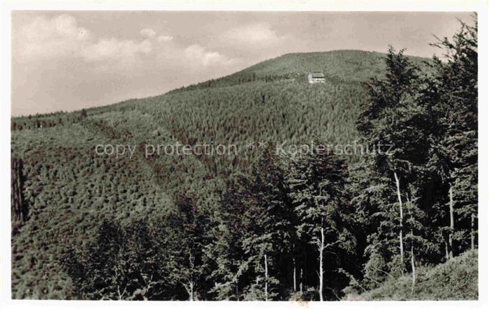 Oberhundem Kirchhundem OLPE NRW Sauerlandhuette des Alpenvereins Essen Auf der K