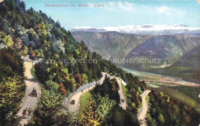 Bozen  BOLZANO Suedtirol IT Mendelstrasse Panorama