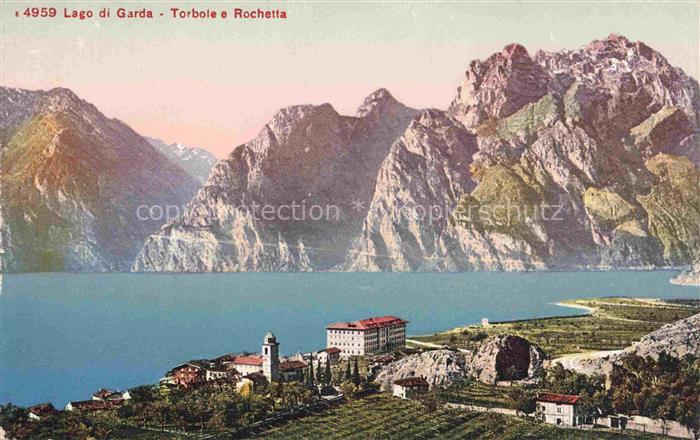 Torbole Lago di Garda Trento IT e Rochetta Panorama