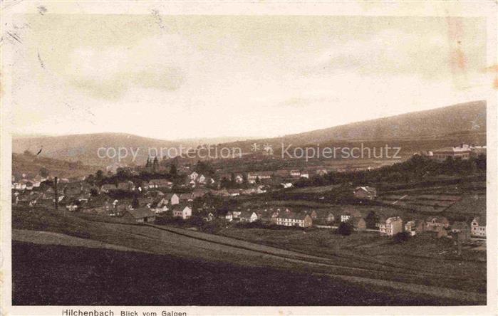 Hilchenbach Siegen-Wittgenstein NRW Blick vom Galgen