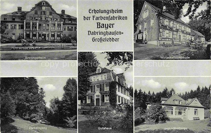 Dabringhausen Wermelskirchen NRW Erholungsheim der Farbenfabriken Bayer Boetting