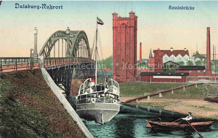 DUISBURG  Ruhrort Bassinbruecke