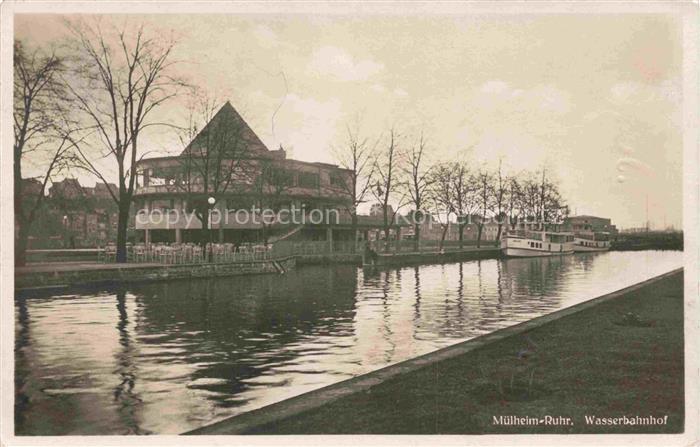 MueLHEIM  RUHR NRW Wasserbahnhof