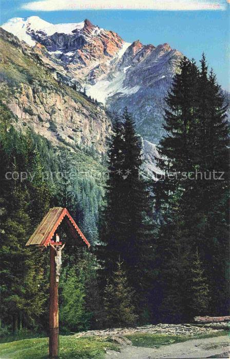 Ortels 3902m Bozen BOLZANO Suedtirol IT Panorama Wegekreuz