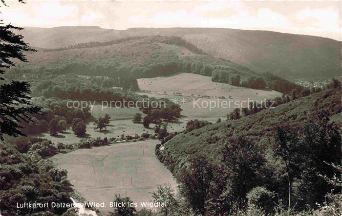 Datzeroth Datzerod Neuwied Rheinland-Pfalz Blick ins Wiedtal