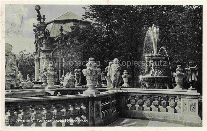 DRESDEN Elbe Zwinger beim Nymphenbad