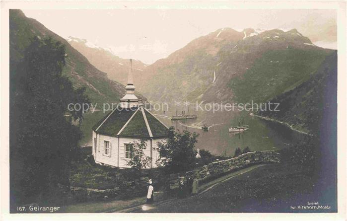 Geiranger Norge Kirche Fjord