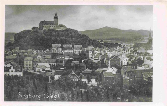 Siegburg NRW Panorama mit Schloss