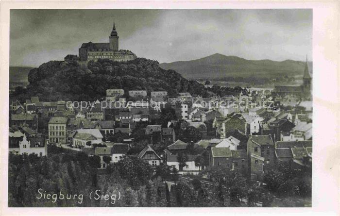 Siegburg NRW Panorama mit Schloss