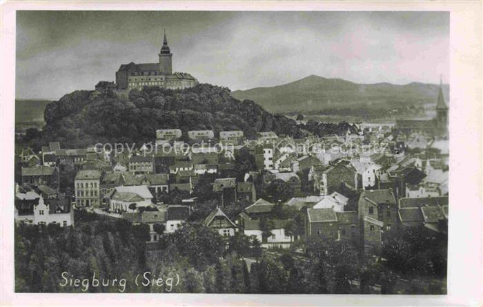 Siegburg NRW Panorama mit Schloss