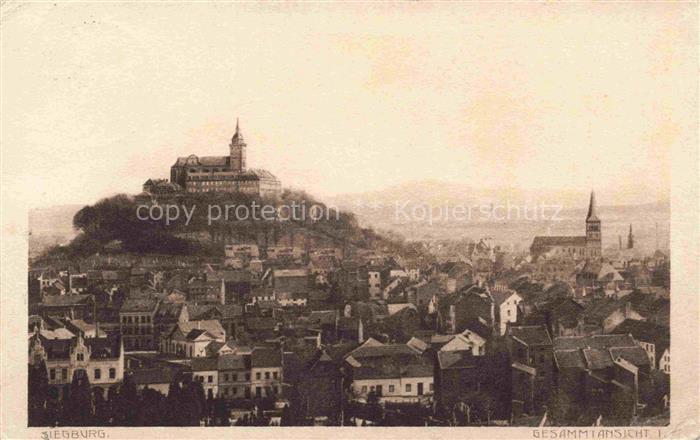 Siegburg NRW Panorama mit Schloss
