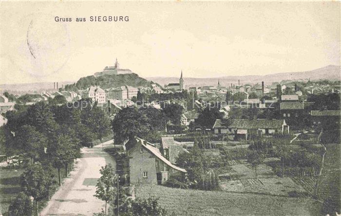 Siegburg NRW Panorama mit Schloss