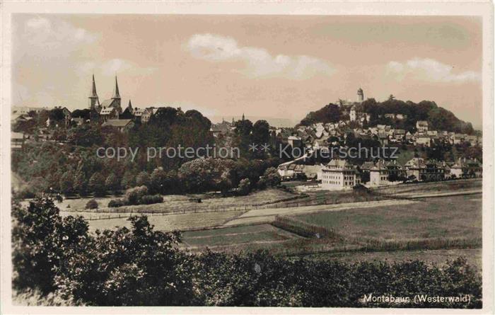 Montabaur Westerwald Rheinland-Pfalz Panorama
