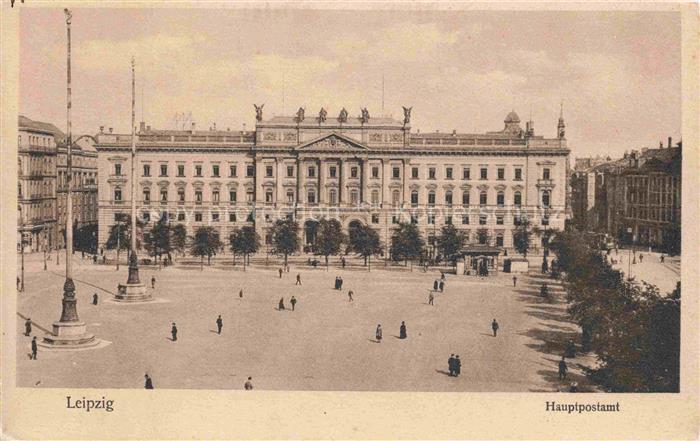 LEIPZIG Sachsen Hauptpostamt