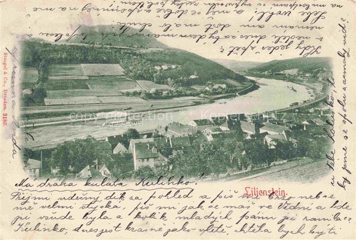 Lilienstein Bad Schandau Saechsische Schweiz Panorama
