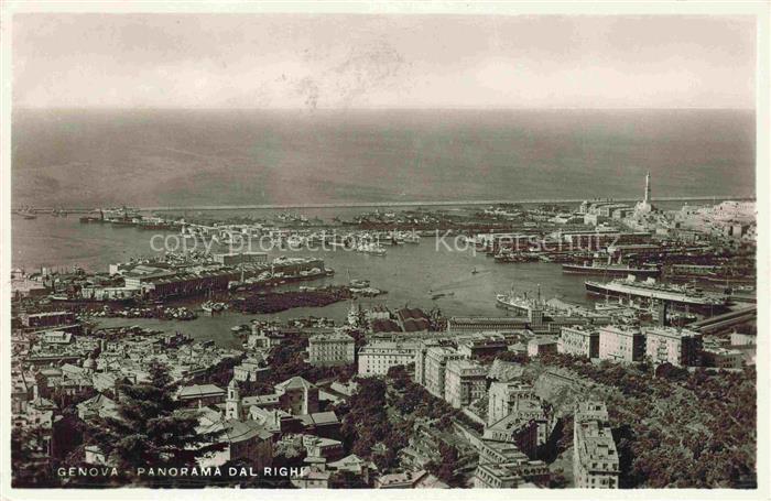 GENOVA Genua Liguria IT Panorama dal Righi