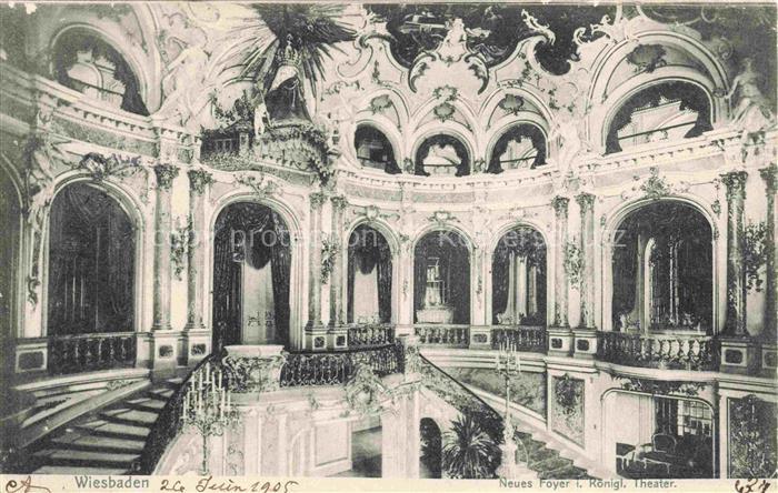 WIESBADEN Neues Foyer im Koeniglichen Theater