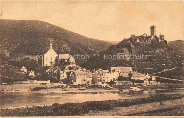 Beilstein Mosel Rheinland-Pfalz Ruine Beilstein Kirche