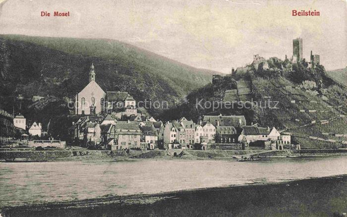 Beilstein Mosel Rheinland-Pfalz Ruine Beilstein Kirche