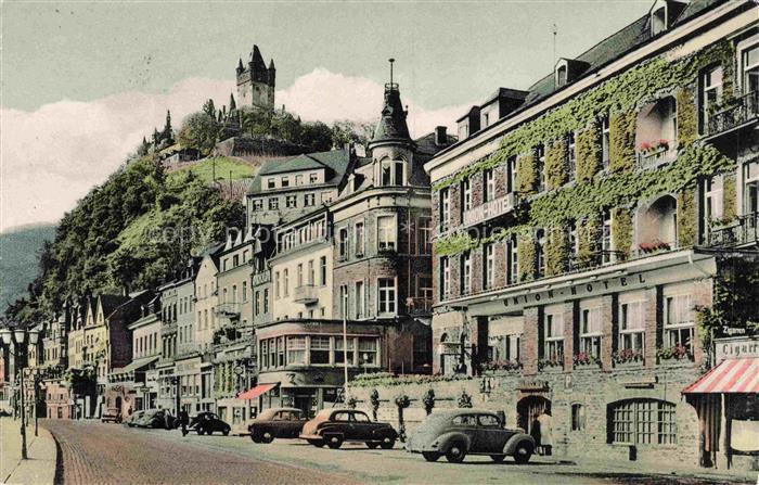 Cochem Kochem Mosel Moselstrasse Burgblick