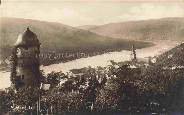 Zell Mosel Rheinland-Pfalz Partie im Moseltal