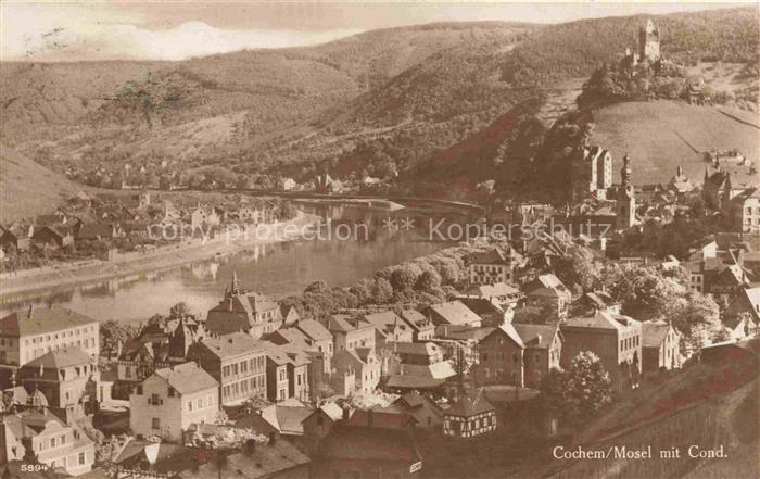 Cochem Kochem Mosel Panorama mit Cond