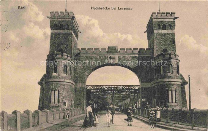 KIEL  CITY Hochbruecke bei Levensau
