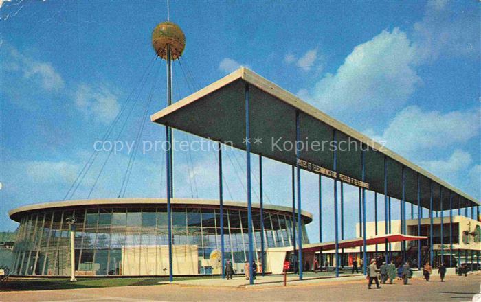 Exposition Bruxelles 1958 le Pavillon von Post und Fernmeldewesen