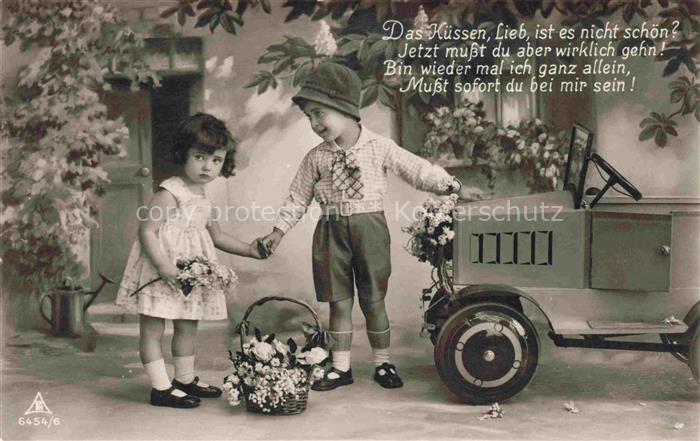 Foto PH Paris Nr. 6454/6 Kinder Child Blumen