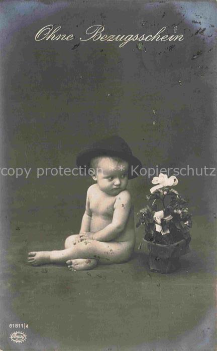 Foto Amag Nr. 61811/4 Kind Child Baby Blumenvase