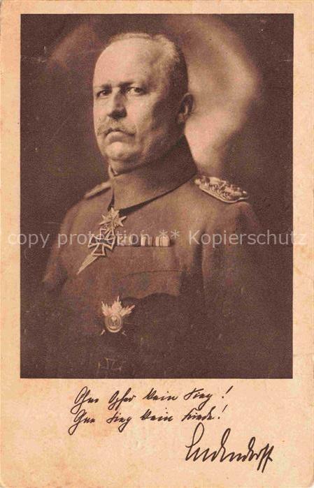 LUDENDORFFSPENDE Militaria Erich Ludendorff General fuer kriegsbeschaedigte