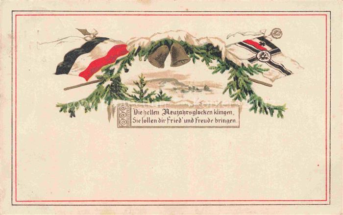 SWR Schwarz Weiss Rot-Flagge Litho S.V.D 3038