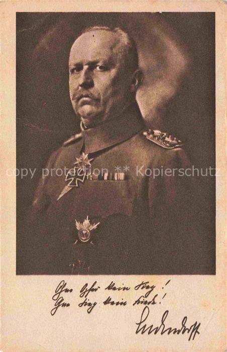LUDENDORFFSPENDE Militaria Erich Ludendorff General fuer Kriegsbeschaedigte