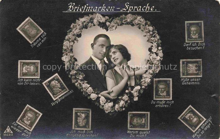 Foto PH Paris Nr. 5923/2 Briefmarken Sprache