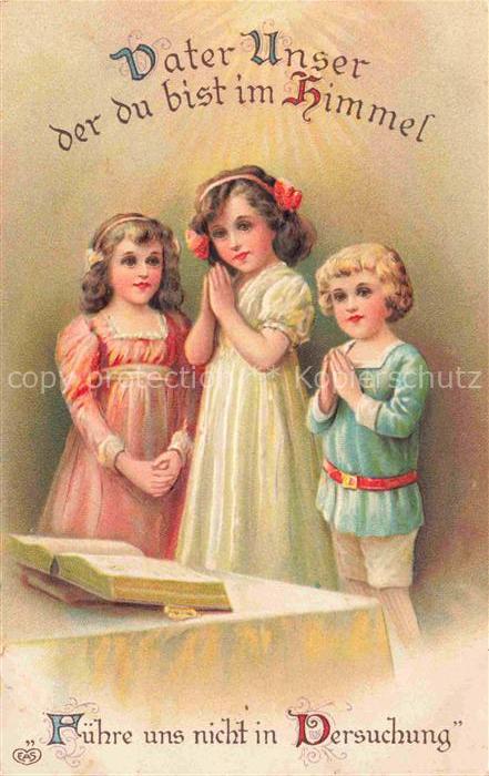 Verlag EAS Nr. Gebet Kinder Litho