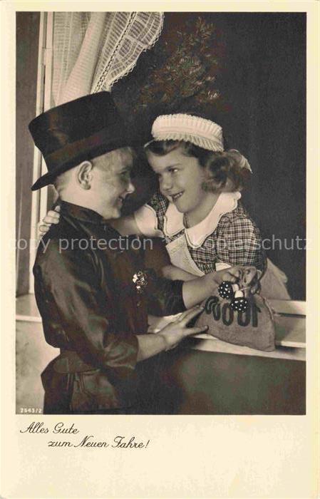 Neujahr Annee New Year Kinder Child Enfants