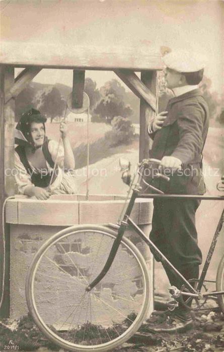 Fahrrad Bicycle Bicyclette Velo Bicicletta Bicicleta-- AE 2091/1 der Brunnen