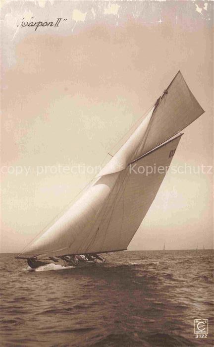 Segelboote Segelschiffe Sailing Voile Vela-- M.L Carstens Hamburg 3122