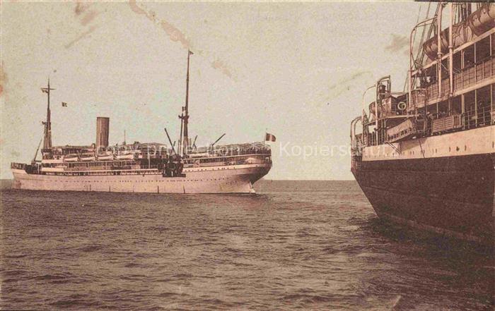 Schiffe Oceanliner Pallice Rochelle Paquebot Albertville Belge Congo