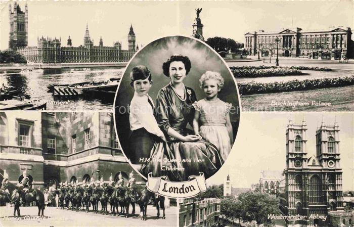 Adel UK England Koenigshaus H.H. Elizabeth Children Buckingham Palace London