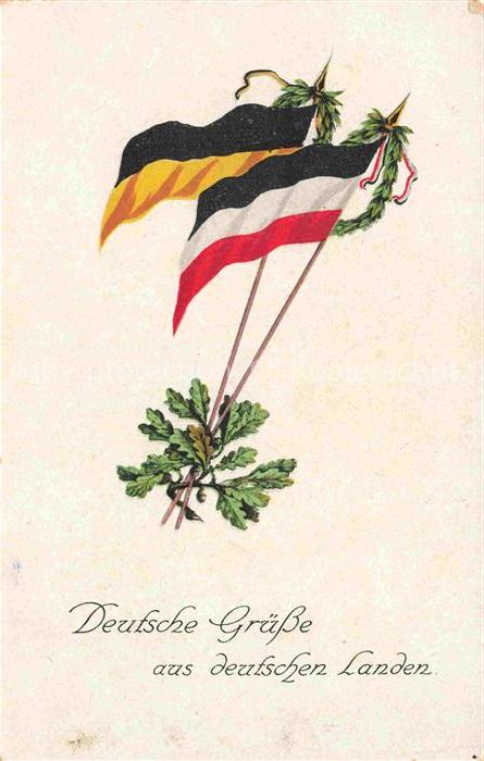 Verlag WS SB Nr. 1533 SWR Schwarz Weiss Rot Flagge Litho