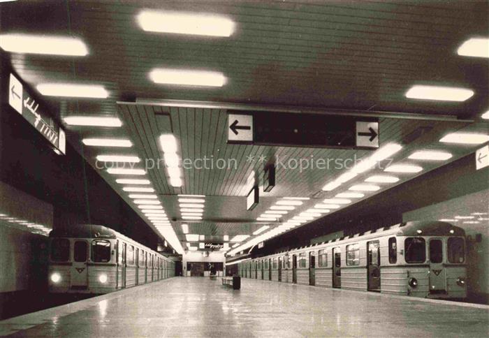 U-Bahn Subway Underground Metro Prag Praha