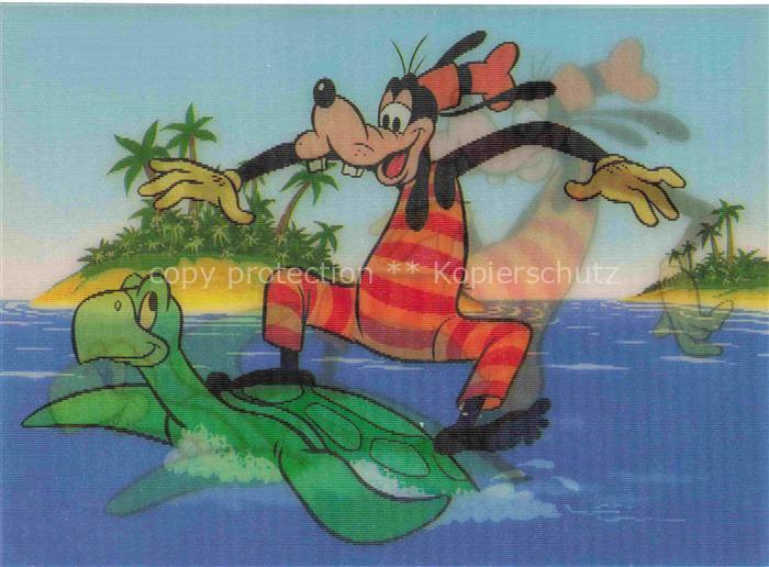 DISNEY  Walt Comics Goofy und Meerschildkroete