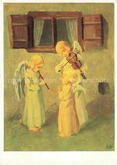 SCHoeNERMARK M. Kuenstlerkarte Nr. 5960 Friede den Menschen auf Erde Weihnachten