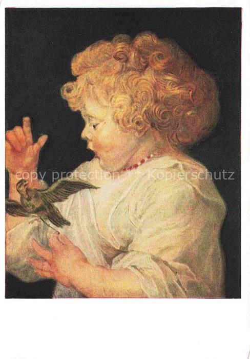 RUBENS Paul-Peter Pierre-Paul (1577-1640) Kuenstlerkarte Antwerpen Vogel Berlin